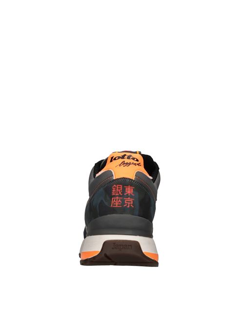 Sneakers in camoscio e tessuto LOTTO LEGGENDA | TOKYO GINZA CAMOBLU-GRIGIO-ARANCIO